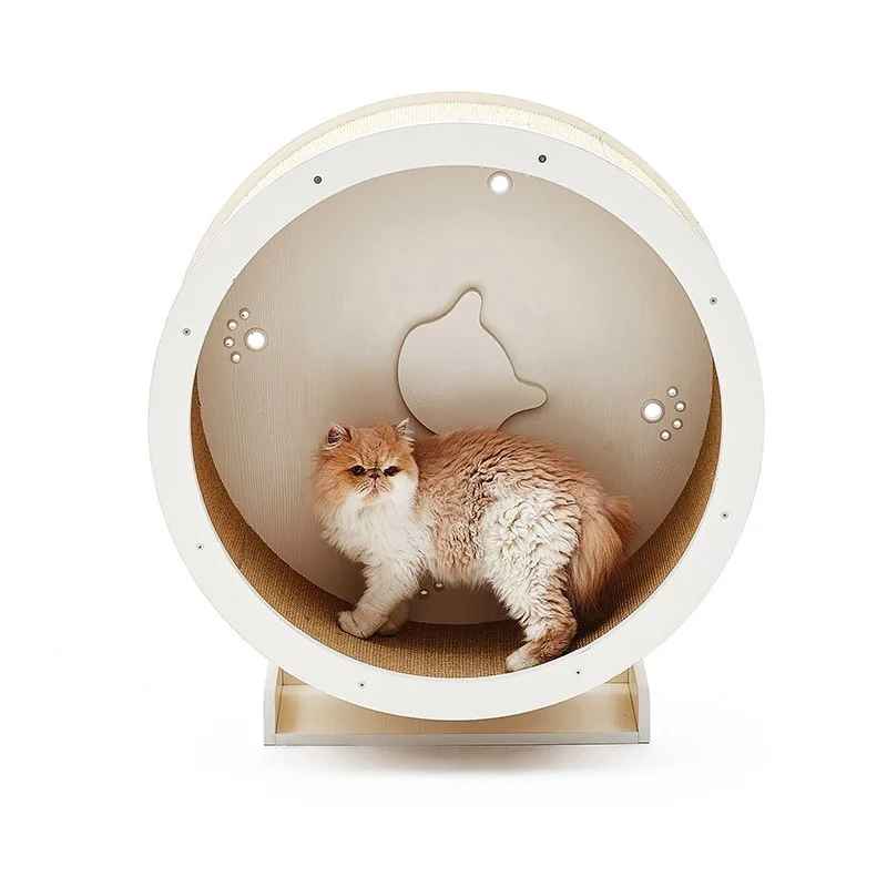 

Factory Sale Wooden Pet Supplies Toy Pet Exercise Running Wheel for Cats Safe and Comfortable