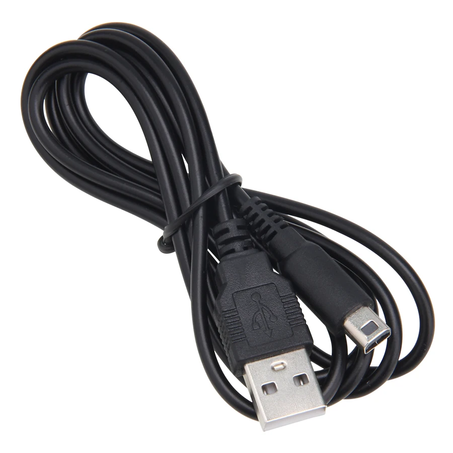 

50pcs Black 1.2M USB Power Charger Cord Wire Charging Cable for Nintendo 3DS DSi NDSI XL