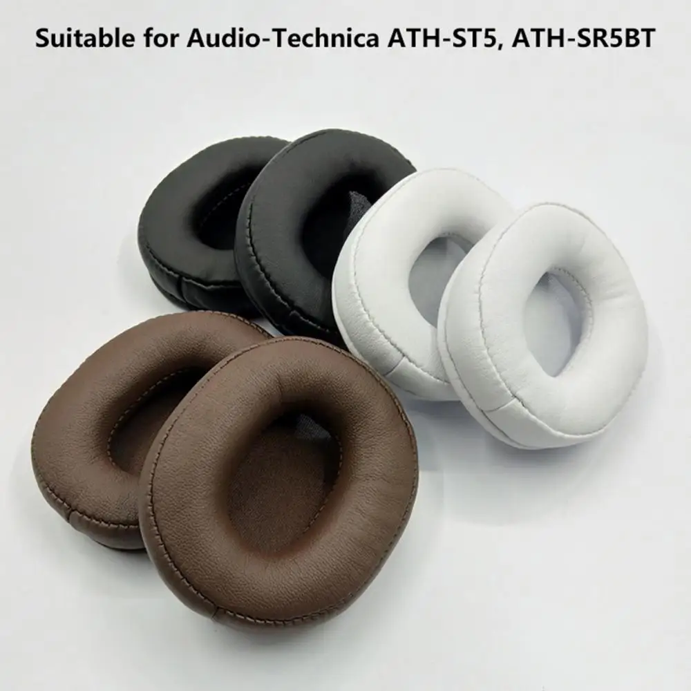 Faux Leather Foam Earpad Cushion Headband for Audio Technica ATH-SR5 ATH-SR5BT | Protective Sleeve