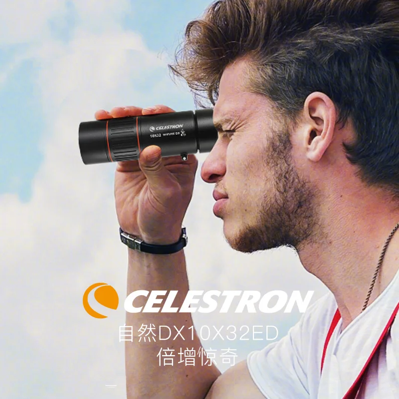 

Celestron Natural DX 10x32 Ed Monocular High-Definition Low Night Vision Bak-4 Fmc Optical Lenses Nitrogen Waterproof Telescope