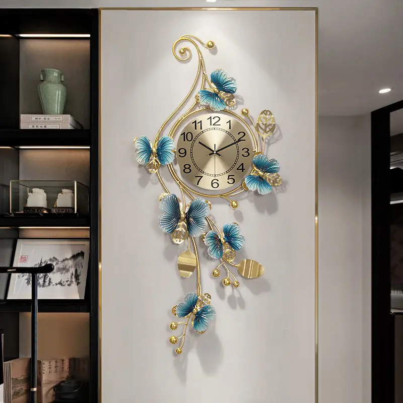 

Бесшумные большие настенные часы в современном стиле, скандинавские объемные бесшумные часы с механизмом для спальни, домашний Декор для д...