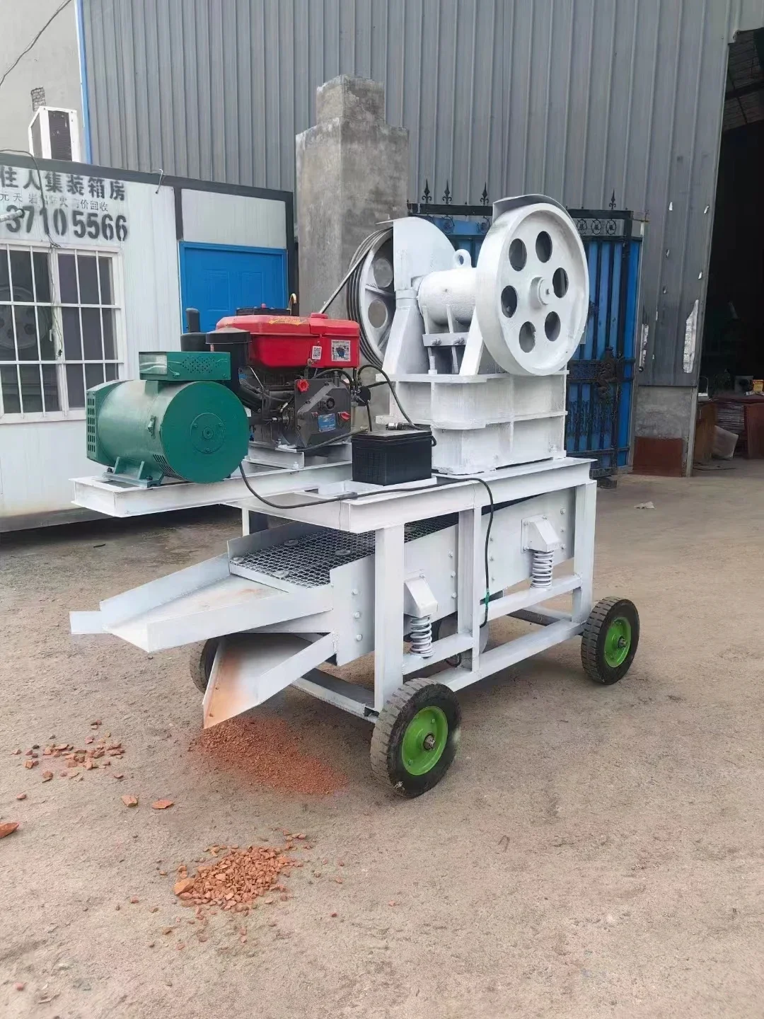 Мобильная горная машина Pe 150x250 каменный гранит челюсть дробилка небольшая для