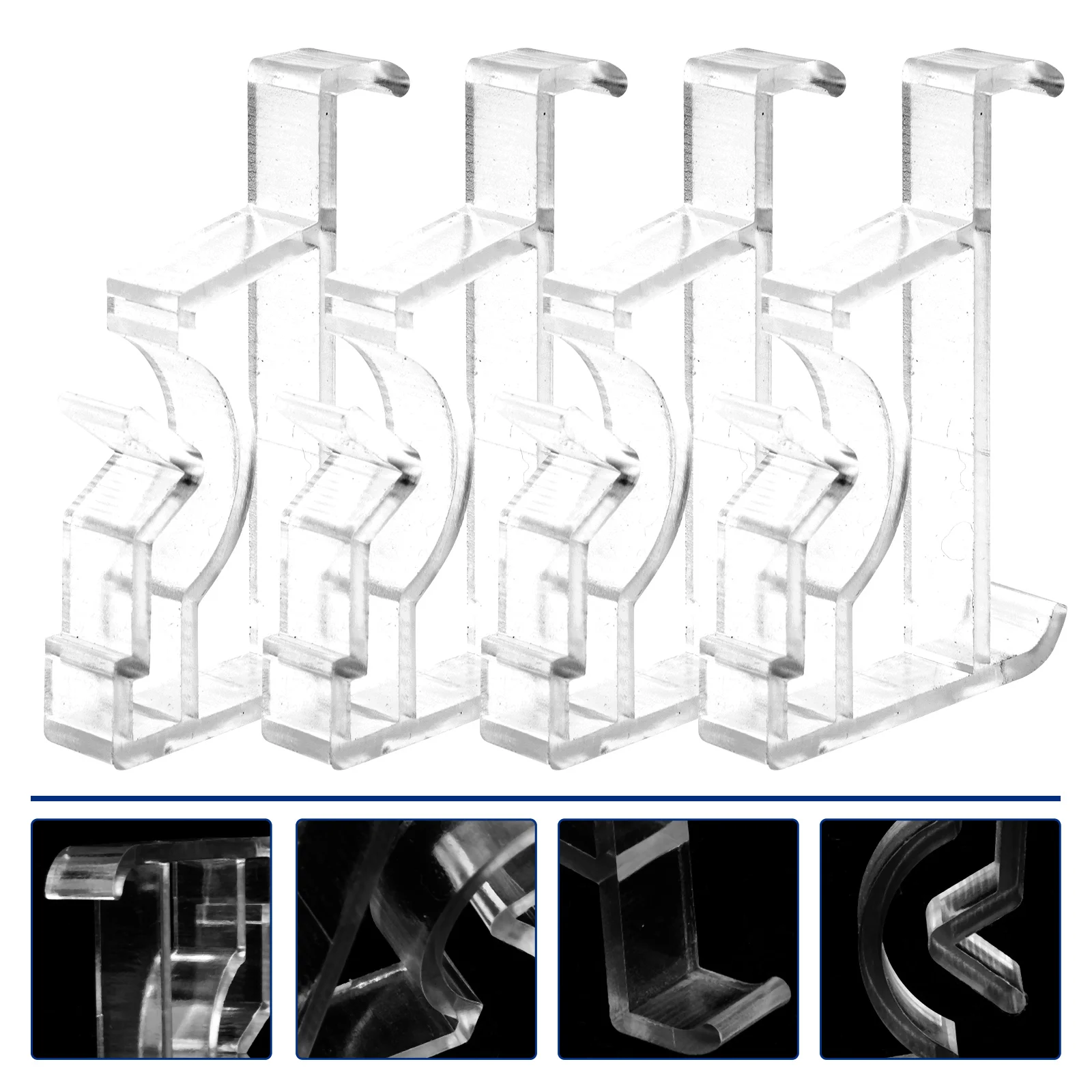 

Clips Valance Blind Clip Curtainplastic Window Wood Blinds Accessories Cover Trim Panel Vertical Return Clamps Short Channel