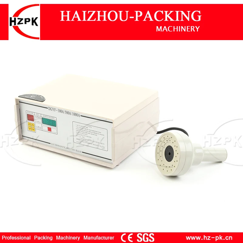 HZPK Handle Type Bottle Induction Sealing Foil Induction Sealer machine Aluminum Foil Sealing Machine For 20-90mm Cap DCGY-F500
