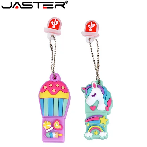 Корабль с героями мультфильмов Единорог флэш-накопитель 64 Гб оперативной памяти, 32 Гб встроенной памяти, usb флеш-накопитель 16 ГБ 4 ГБ флеш-накопитель u-диск модный подарок