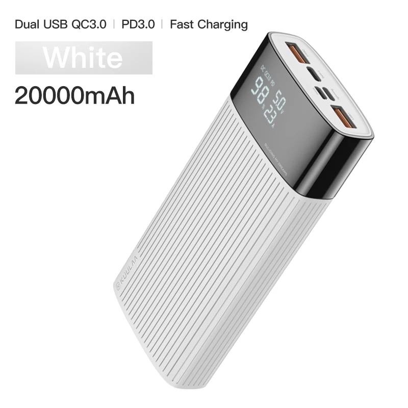 

20000mAh PowerBank QC PD 3.0 PoverBank Fast Charging Power Bank 20000 mAh USB External Battery Charger