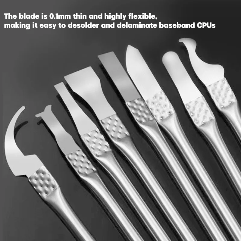 8 шт./комплект металлические ножи для ремонта микросхем