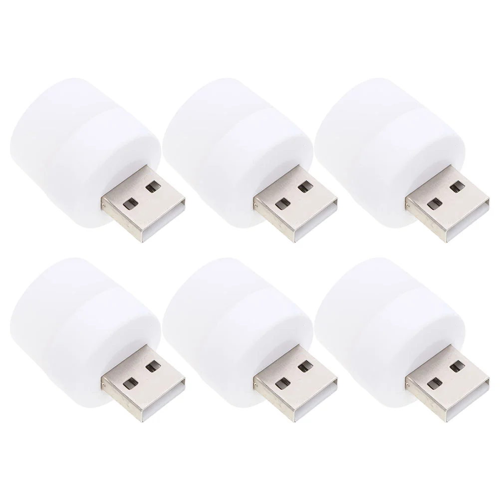 

6 шт., портативный USB-фонарь для спальни