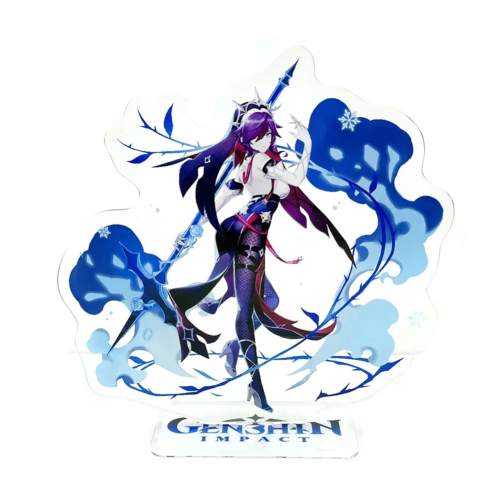 Genshin Impact Mondstadt персонажи Diluc Albedo Rosaria Venti акриловые статуэтки украшение стола торт