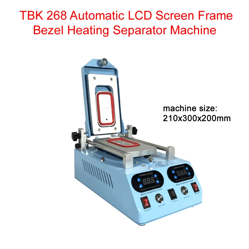 

TBK 268 Automatic LCD Screen Frame Bezel Heating Separator Machine For Flat Curved Screen Glass Middle Frame Separate