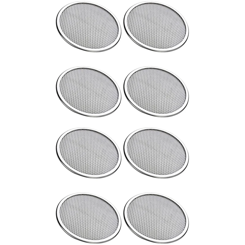 

8 Pack Sprouting Screen Lids, Stainless Steel Lid Screen For 86Mm Regular Mouth Jar(Ring Not Included)
