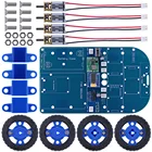 OPEN-SMART N20 мотор-редуктор 4WD, умный робот-автомобиль, комплект шасси, Bluetooth-совместимое управление с учебным пособием, совместимое с Arduino