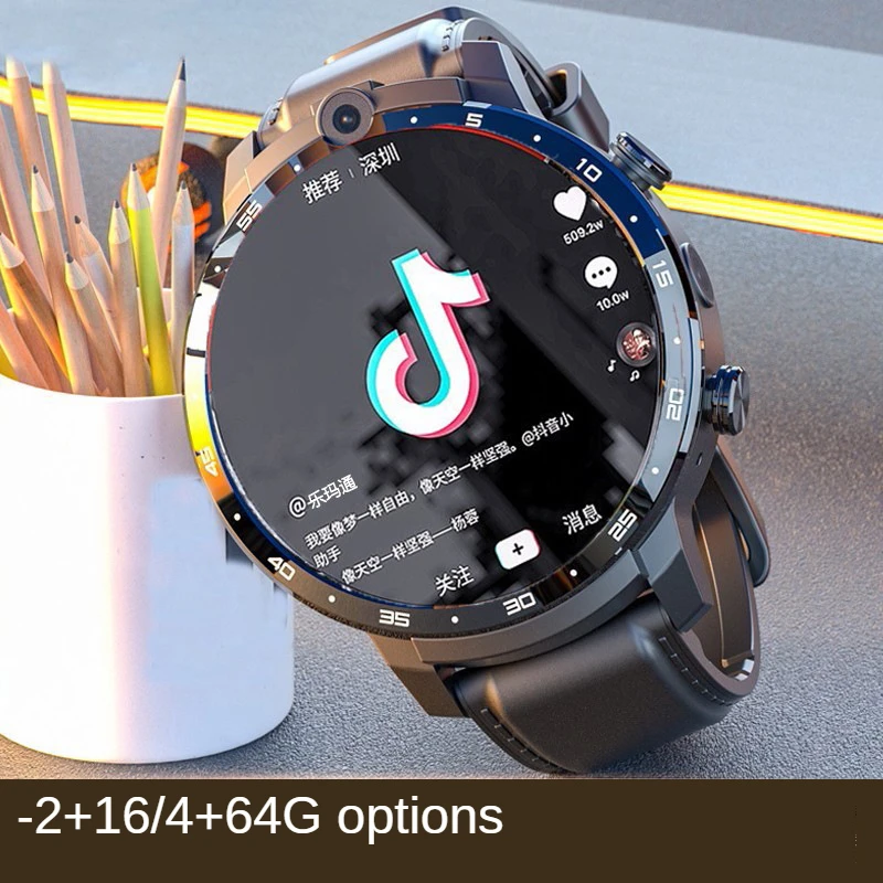 

Смарт-часы 4G All Netcom Z29 с круглым экраном, Wi-Fi, 4 + 64 ГБ