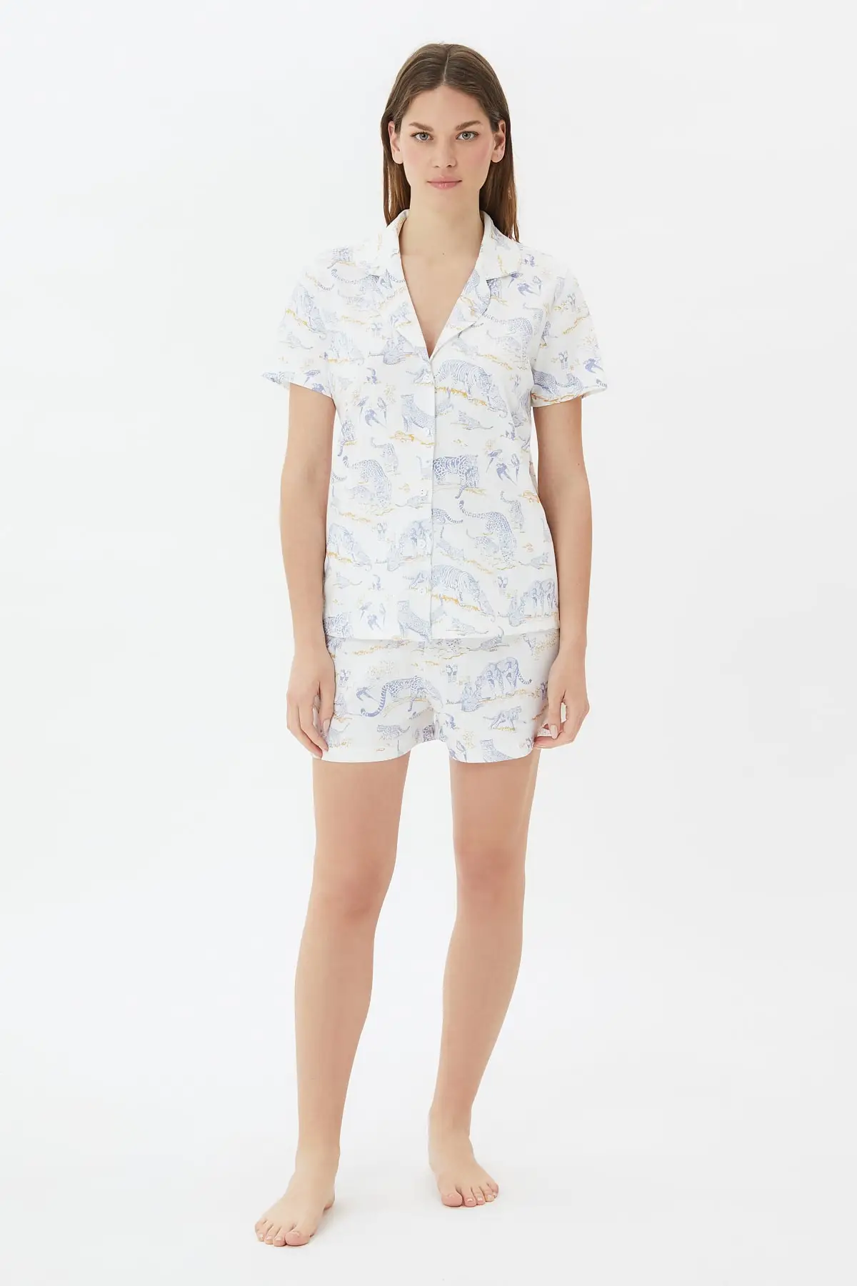 

Trendyol Printed Knitted Pajamas Set THMSS21PT0911