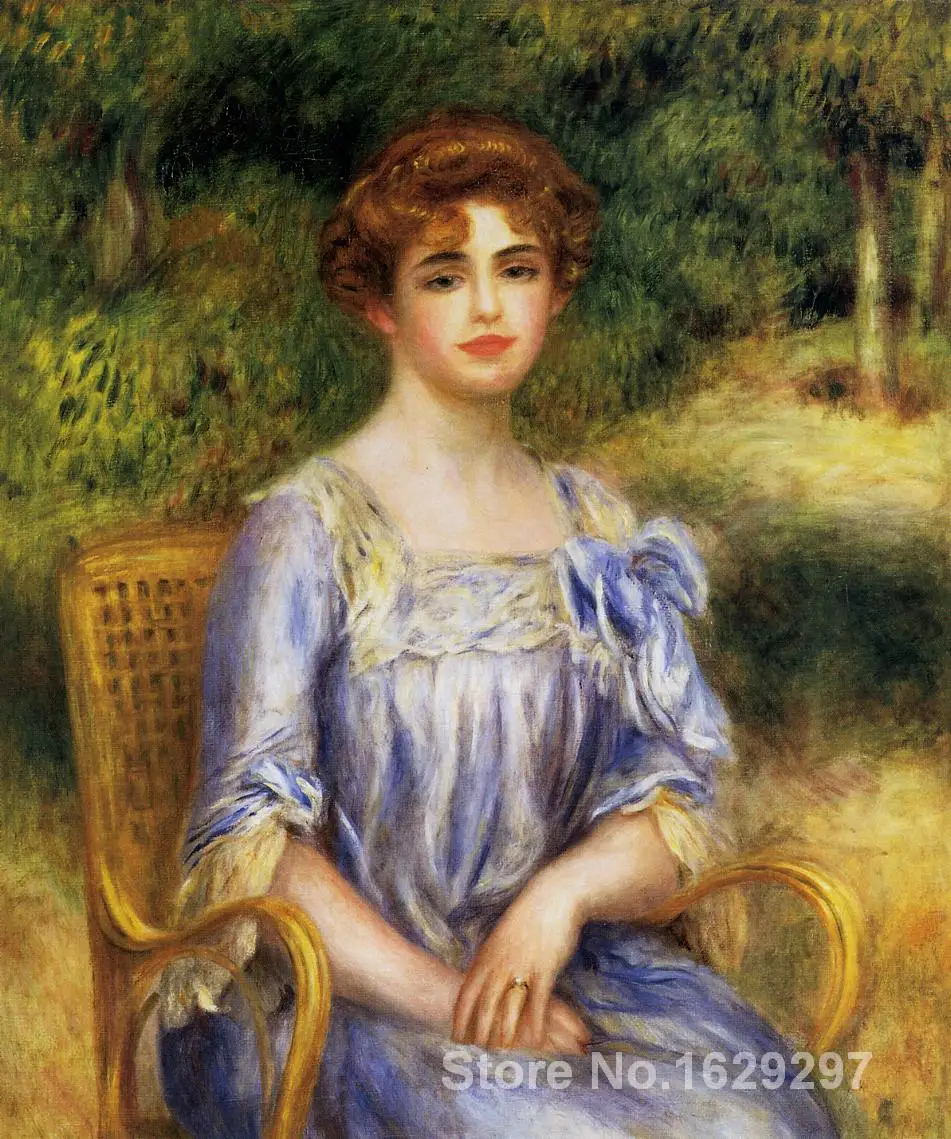 

oil paintings Madame Gaston Bernheim de Villers nee Suzanne Adler Pierre Auguste Renoir Reproduction art Handmade High quality