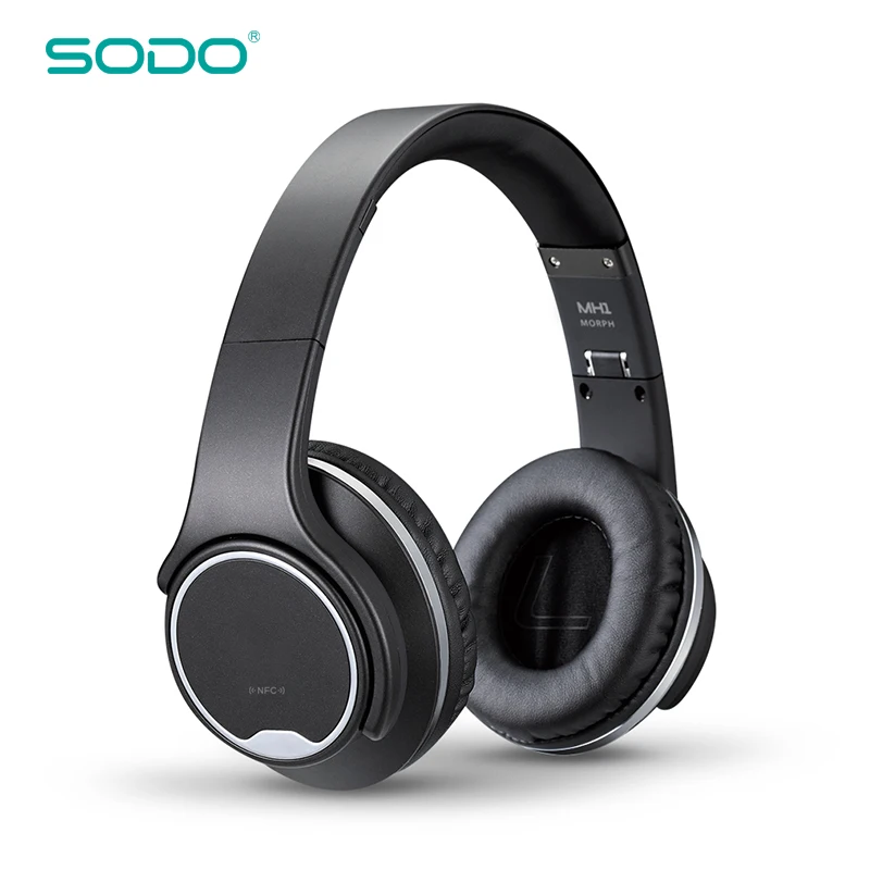 

Bluetooth-гарнитура SODO Складная спортивная с микрофоном и поддержкой MP3