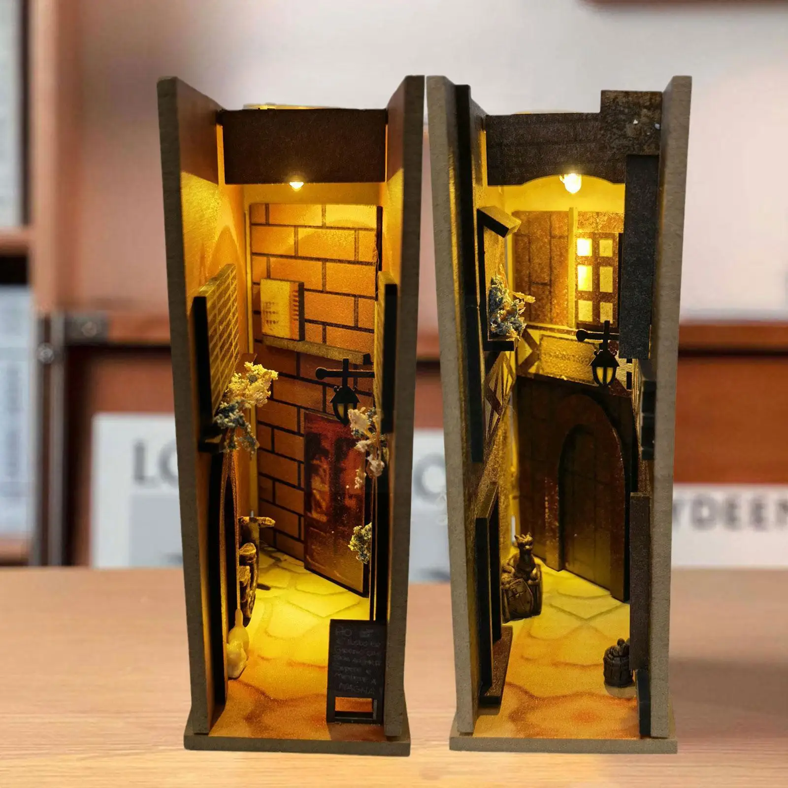 

Деревянные 3d деревянные плоские подставки для книг на Хэллоуин, домашнее настольное украшение, классические домашние подарки, аксессуары д...