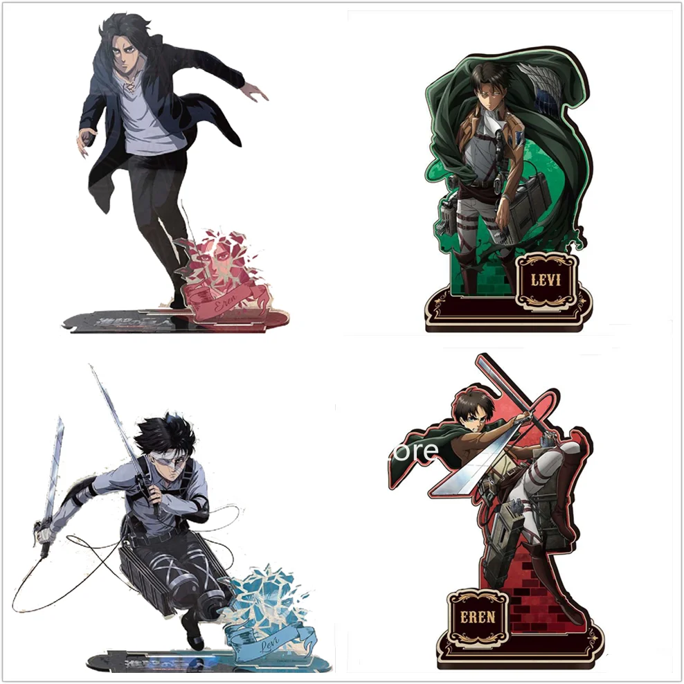 

Экшн-фигурка аниме «атака на Титанов», кукла Эрена джагера, Леви, аккермена, фотопластина, игрушка для косплея, подарок