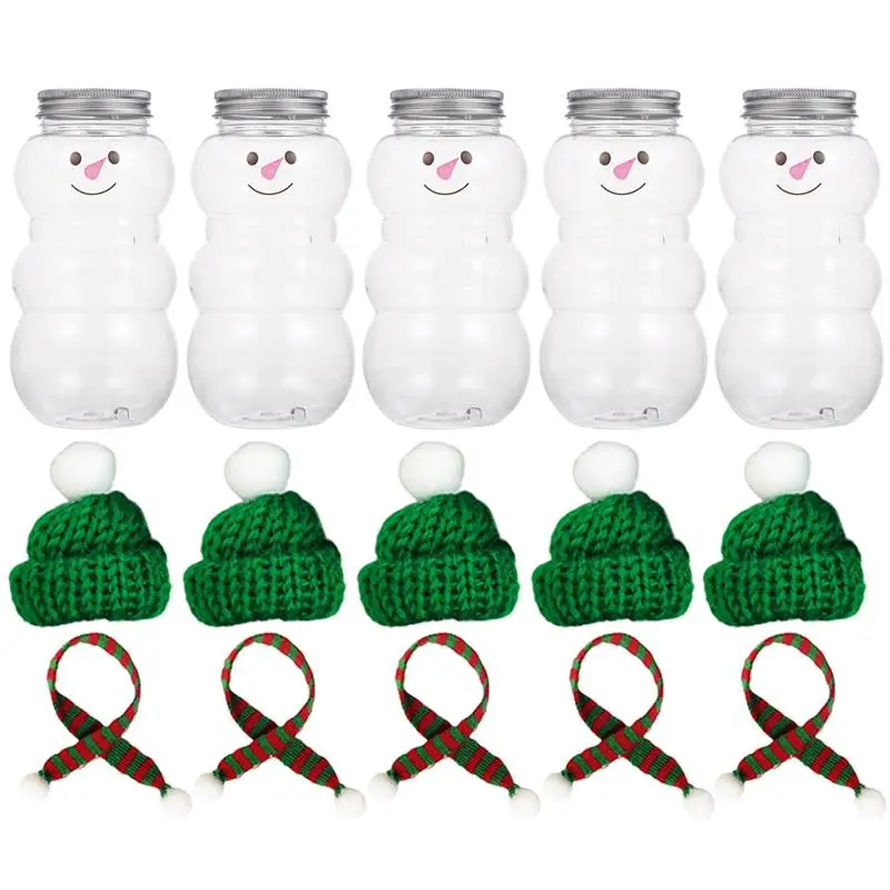 

5 комплектов рождественских бутылок, рождественские бутылки для молока, сока, питьевая чашка, праздвечерние чные конфеты, банка для подароч...