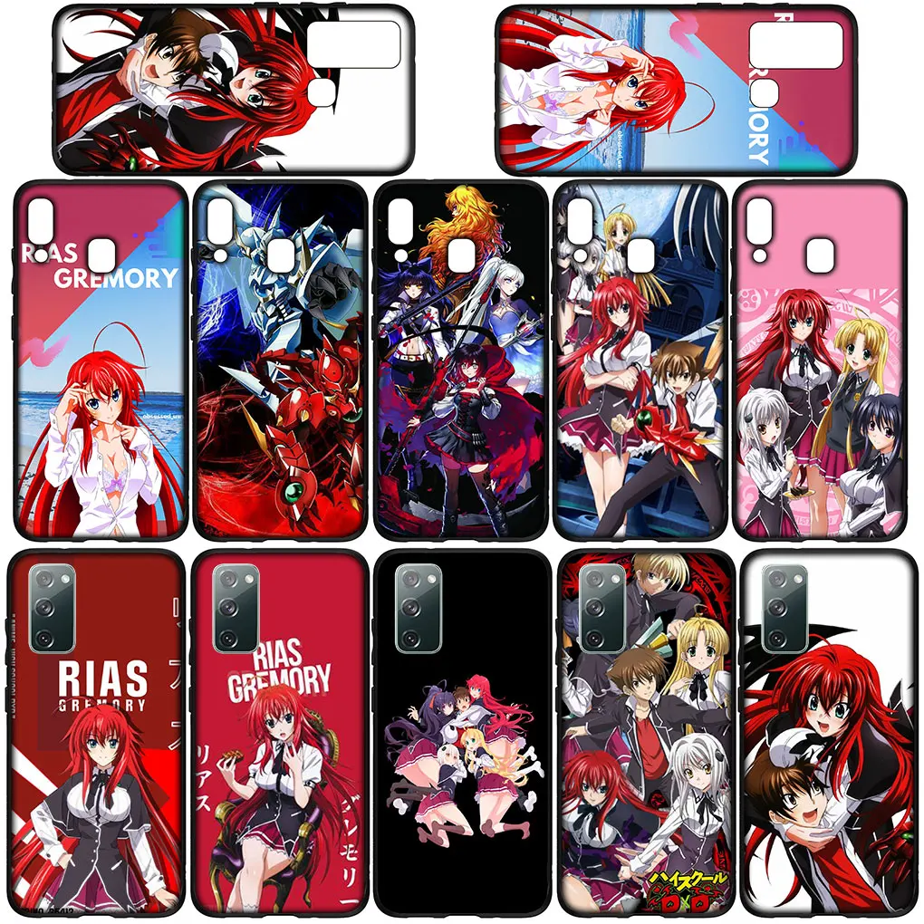 Чехол Rias Gremory High School DxD для Samsung Galaxy S21 S20 Fe S23 S22 Ultra S8 Plus A12 A13 A21S A71 S7