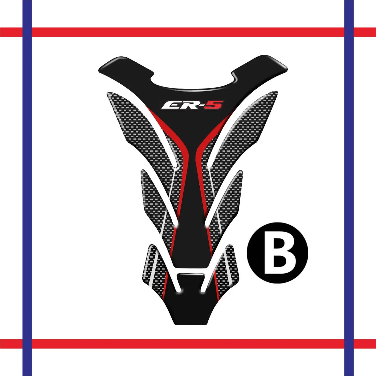 3D мотоциклетный бак защитная наклейка чехол для KAWASAKI ER-5 ER5 ER500