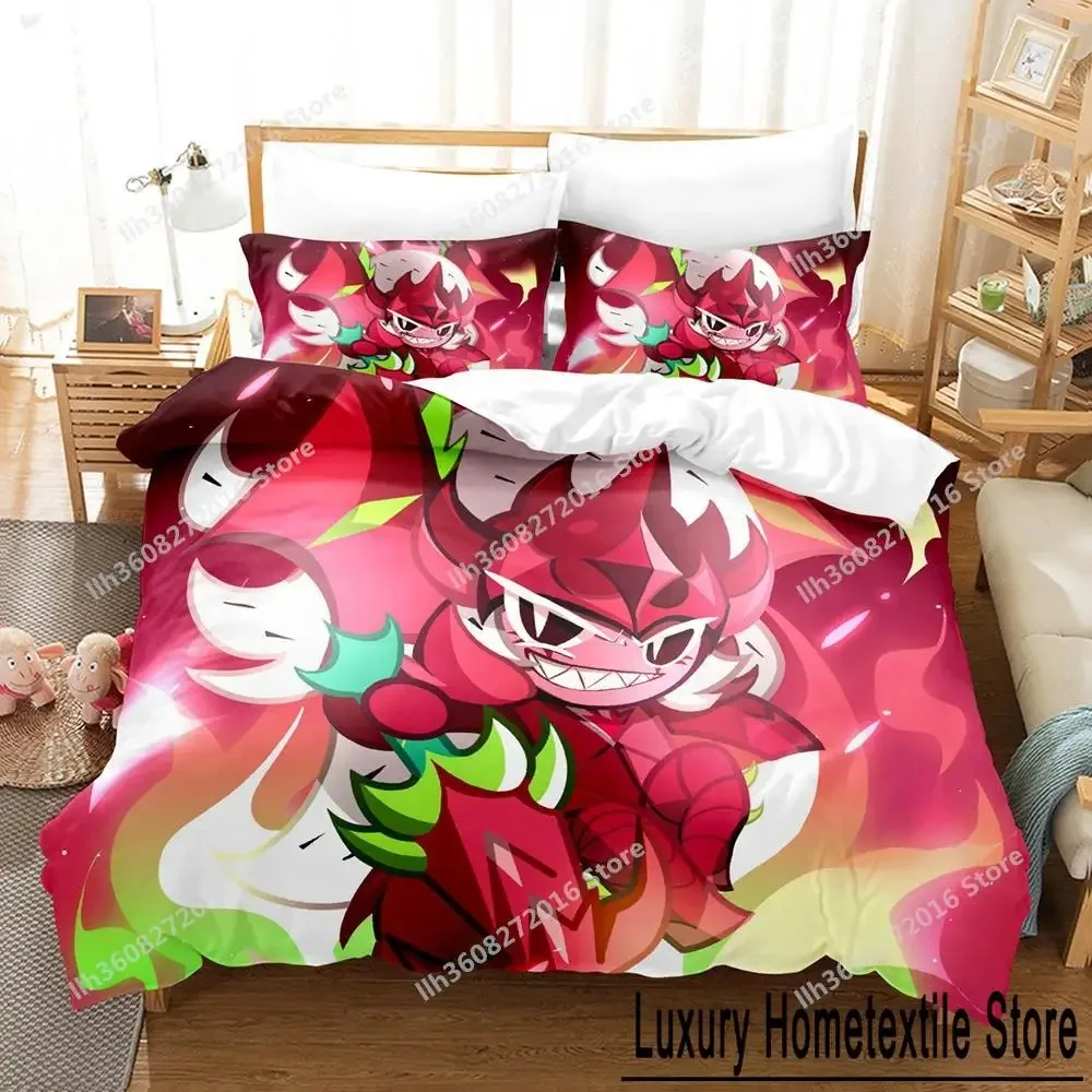 Комплект постельного белья с 3D-печатью Cookie Run OvenBreak Single Twin Full Queen King Size комплект для