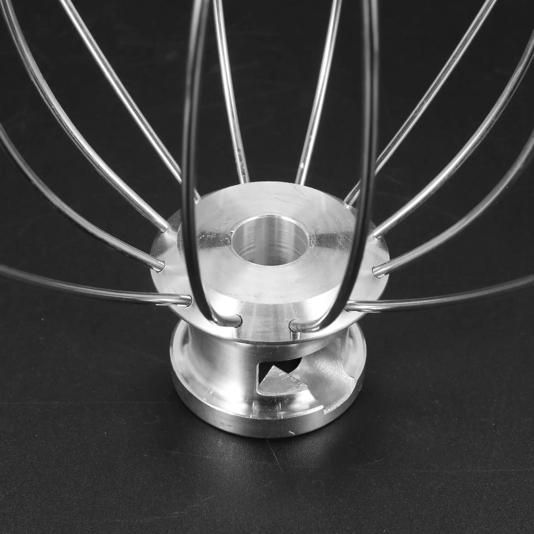 Фото Насадка-венчик ABUL-5X из нержавеющей стали для миксера Kitchenaid K45ww 9704329, для взбивания муки, теста, яиц, сливок №1