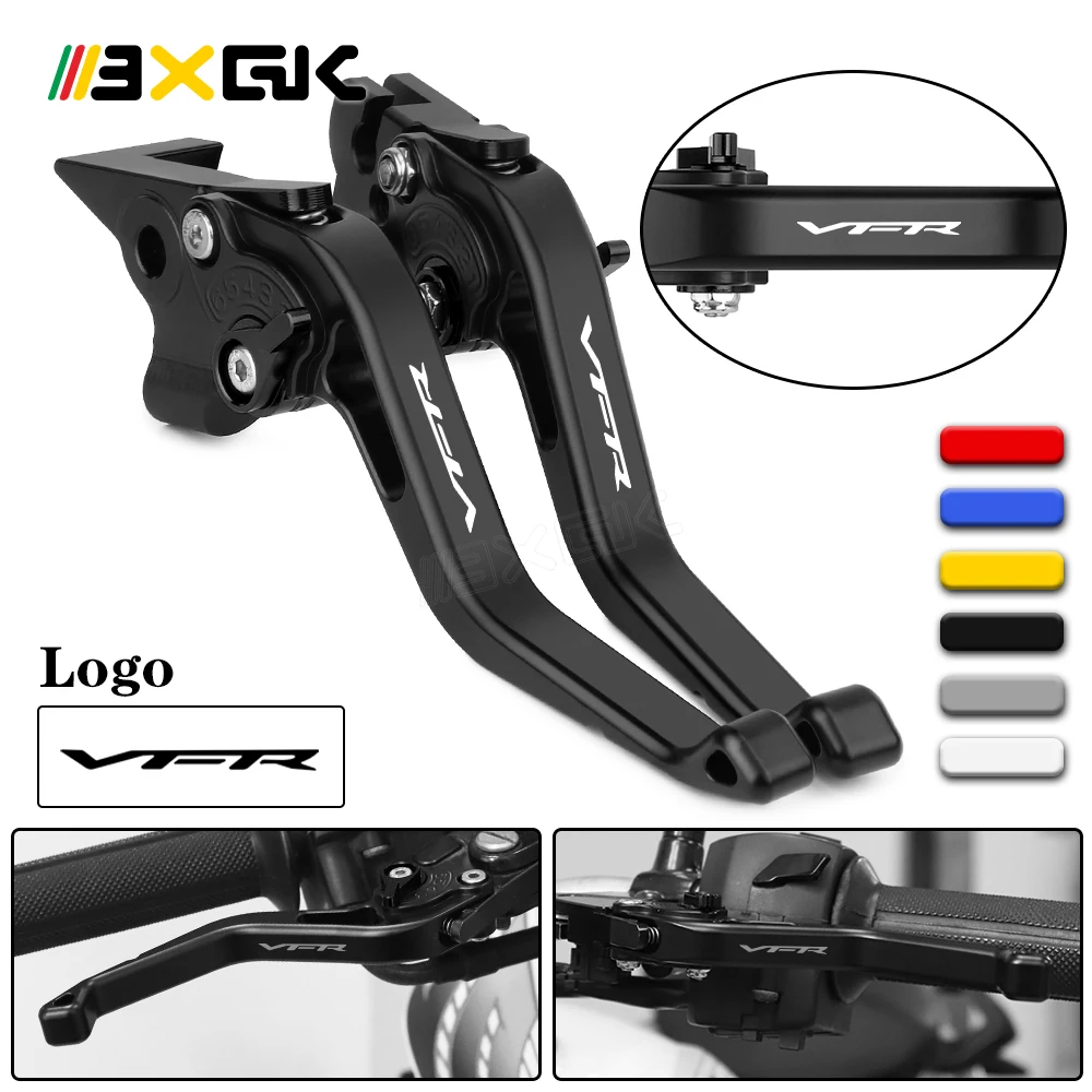 

For Honda VFR800 VFR800F 2002-2020 2019 2018 2017 2016 2015 CNC Short Brake Clutch Lever Motorcycle Accessories Handles Lever