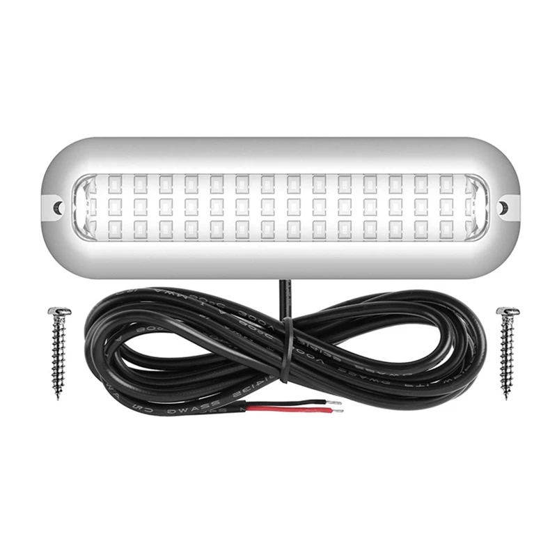 

Boat Waterproof Marine Lamp Stainless Steel Light 42LEDs 10-30V 8.4W Deck Underwater Surface Mount Cruise Ship Yacht Sailboat