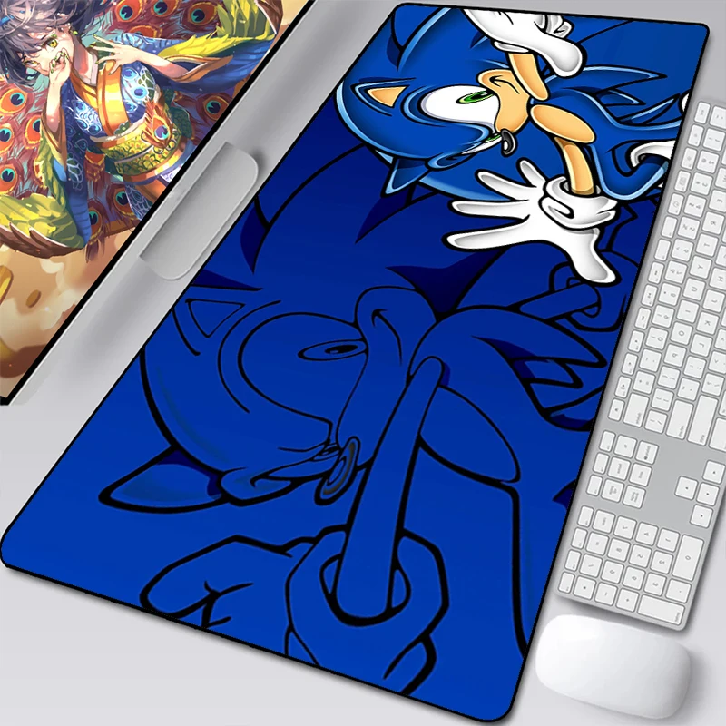 

Игровой коврик для мыши S-Sonic, коврики для ПК, игровой коврик для ноутбука, нескользящий Настольный коврик, большие Компьютерные аксессуары Xxl