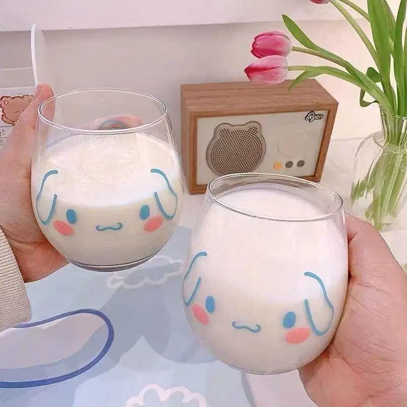 

Sanrioed аниме мультфильм Cinnamoroll Hello Kittys чашка для воды Ins девушка Сердце Kawaii термостойкий молочный питьевой стакан праздничные подарки