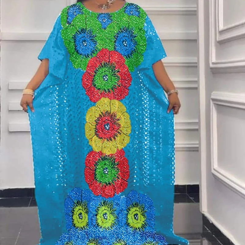 

Evening Dress Women Dashiki Diamond African Clothes Robe Marocaine Luxury Dubai Kaftan Abaya Muslim Dress Vetement Plus Size