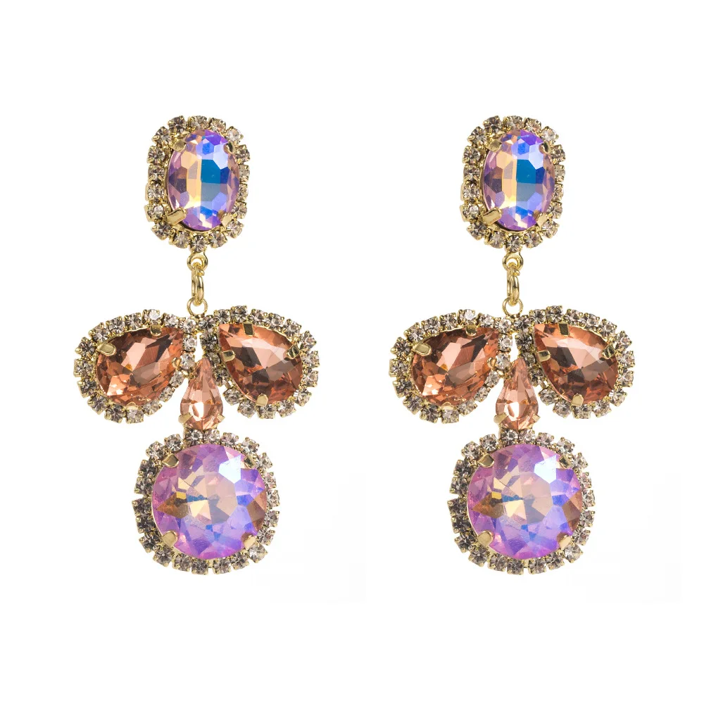 Металлические серьги-подвески с геометрическим рисунком для женщин новые