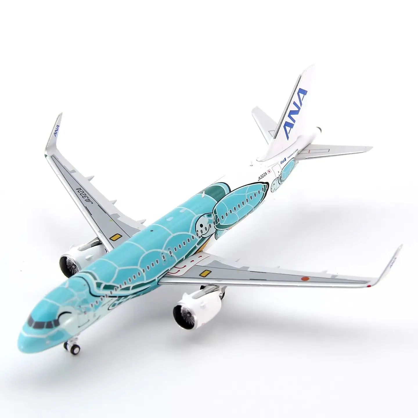 Фото Модель самолета GeminiStar A320neo JA322A из литого сплава, масштаб 1:400, классическая ностальгическая игрушка, подарок, сувенир, коллекционная статическая модель для демонстрации №2