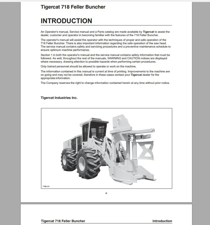 Фото Руководство по эксплуатации и обслуживанию TruckEPC3 Tigercat в формате PDF №4