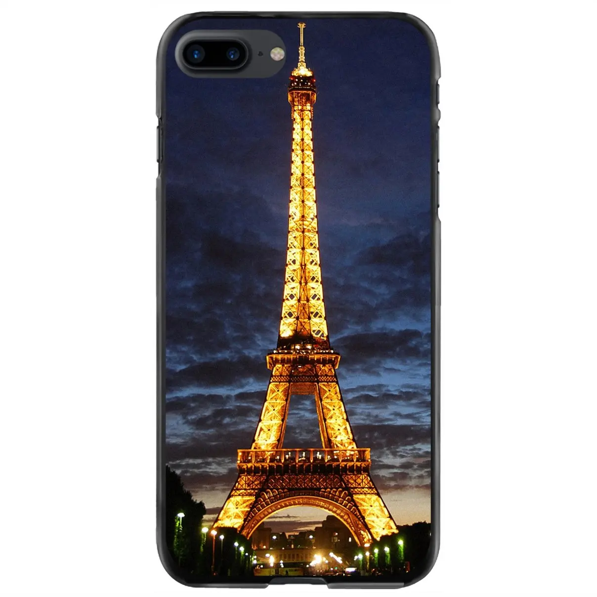 

Жесткий чехол для телефона iPhone 11 12 13 14 Pro MAX Mini 5 5S SE 6 6S 7 8 Plus 10 X XR XS Эйфелева башня Ночной боке Франция Париж