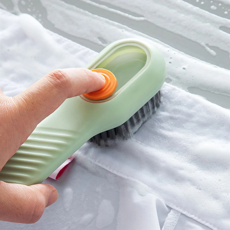 

Clothes Shoes home use Laundry Cleaning Brush Soap Dispenser Multifunctional Shoe Brushes With Long Handle Brush Cleaner