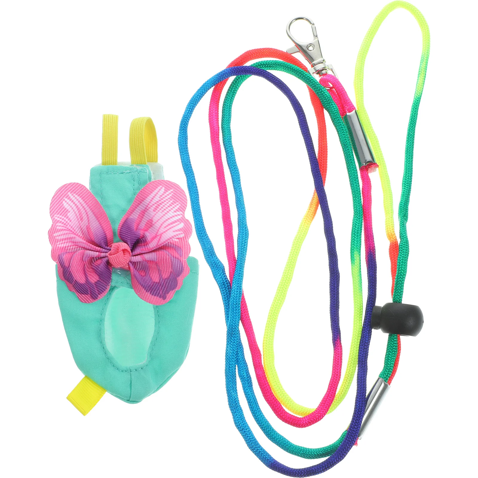 

1 Set of Bird Diaper Washable Reusable Parrot Flight Suit with Leash Parrot Macaw Parakeet Diaper Clothes