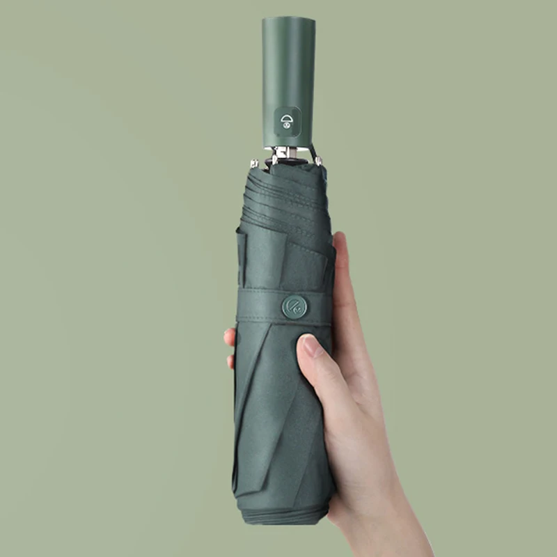 

Windproof Ladies Umbrella Automatic Folding Outdoor Umbrella Black Coating Fashion Travel Guarda Chuva Household Products New