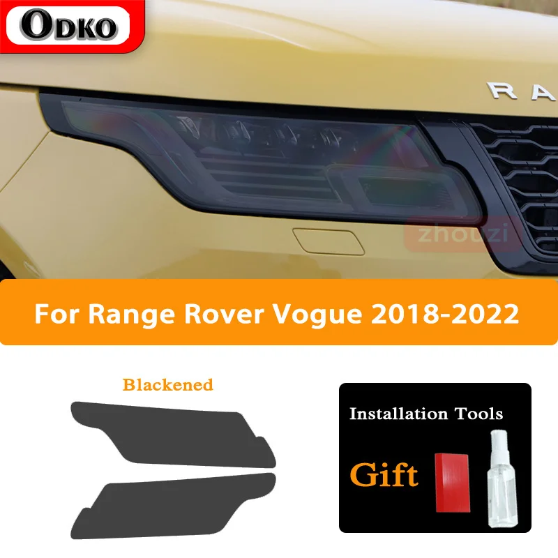 

Для Range Rover Vogue L405 2013-2020 автомобильные фары защитная пленка восстановление прозрачная черная наклейка из ТПУ 2 шт. аксессуары