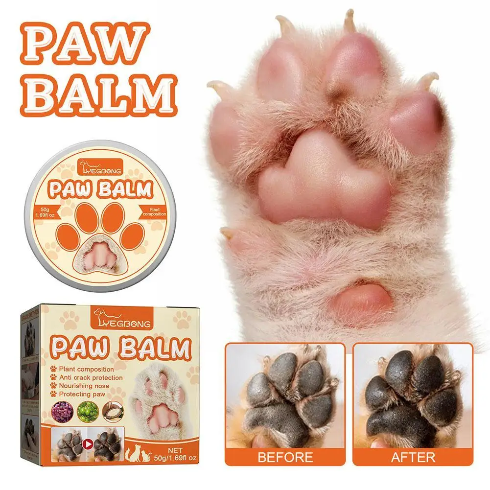 

Dog Paw Balm Pet Moisturizing Paw Cream Natural Dog Cat Paw Wax for Dry Paws & Nose Pet Paw Balm Dogs Paw Protectors