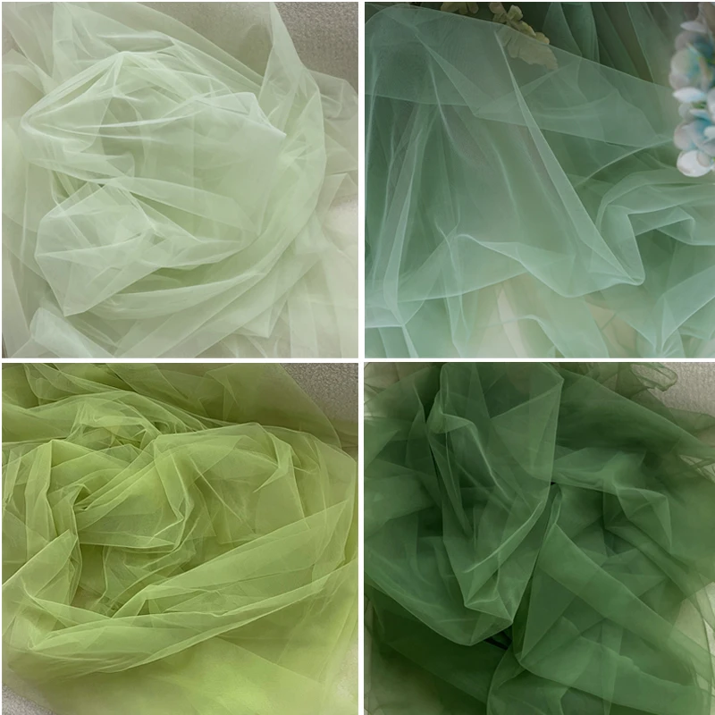 160 см широкая марлевая туманная сетчатая ткань мягкий изысканный кружевная пряжа