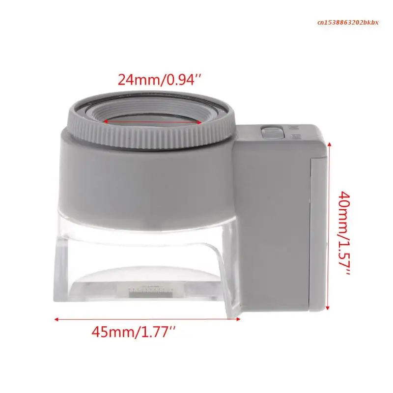 

hot 8X Adjustable Stand Bright Magnifier Glass With LED Light Scale Magnifier Tool Drop Shipping