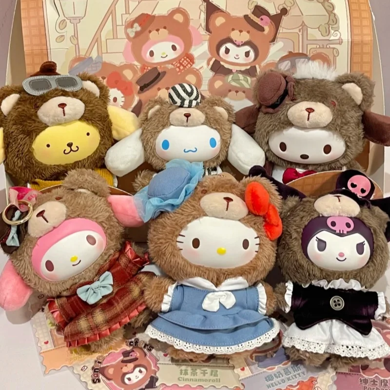 В наличии Новый Sanrio Afternoon Tea Serise слепая коробка сумка кулон виниловые куклы Kuromi