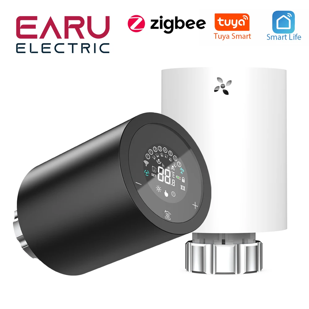 

Привод радиатора Tuya Smart ZigBee, программируемый термостатический клапан радиатора с дистанционным управлением через приложение, с поддержкой Alexa