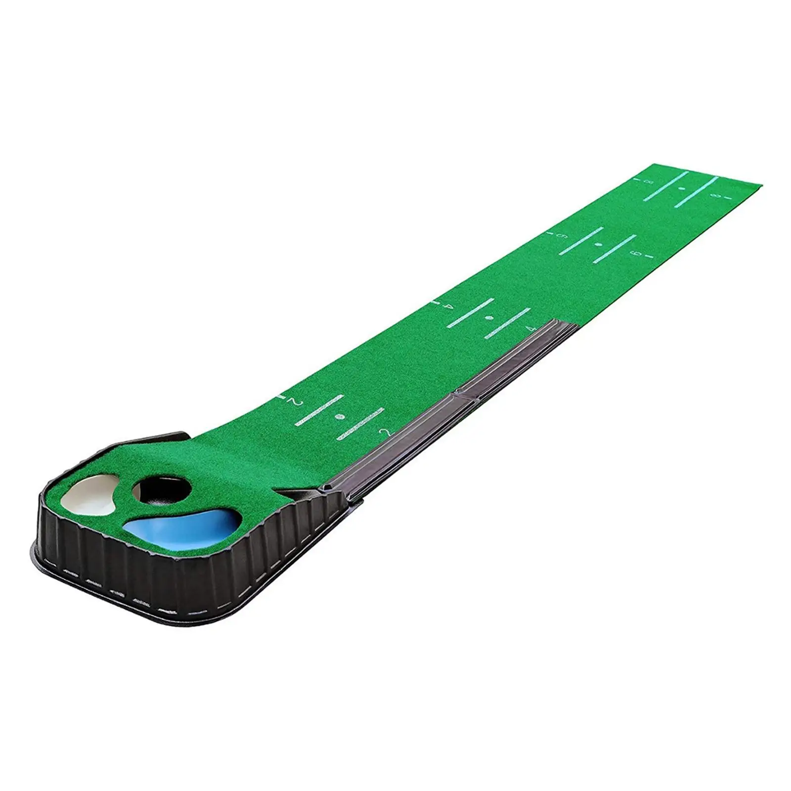 

Golf Putting Mat with Automatic Ball Return Simulator Foldable Golf Putting Training Aid for Office Home Gifts for Golfers