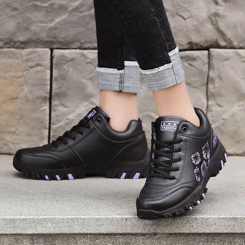 

Black Sneakers For Women Youthful Sport Shoes For Women Large Platform Running Shoes Ladies Kid Women's Sports Sneakers Tennis