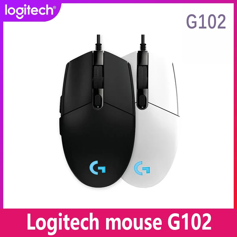 

Logitech G102 Lightsync Wired Gaming Mouse Backlit Mechanica Side Button Glare Mouse Macro Laptop USB Home Office Logitech G102