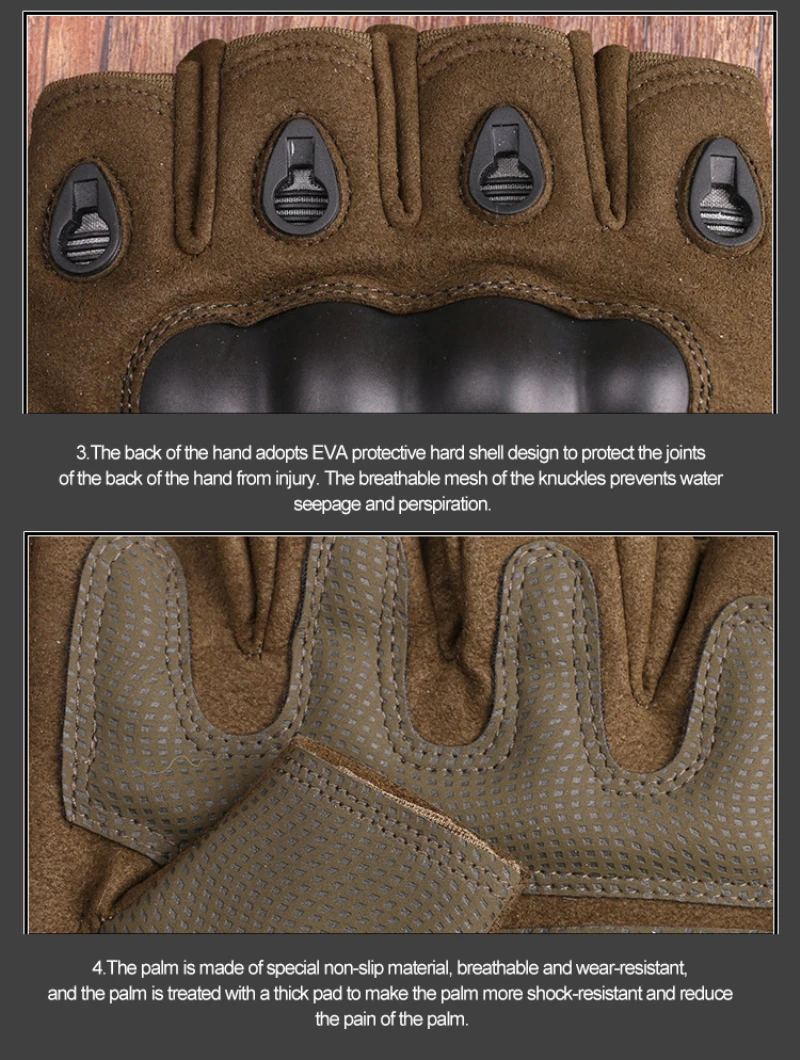 Тактические перчатки для мужчин и женщин с открытыми пальцами езды на велосипеде