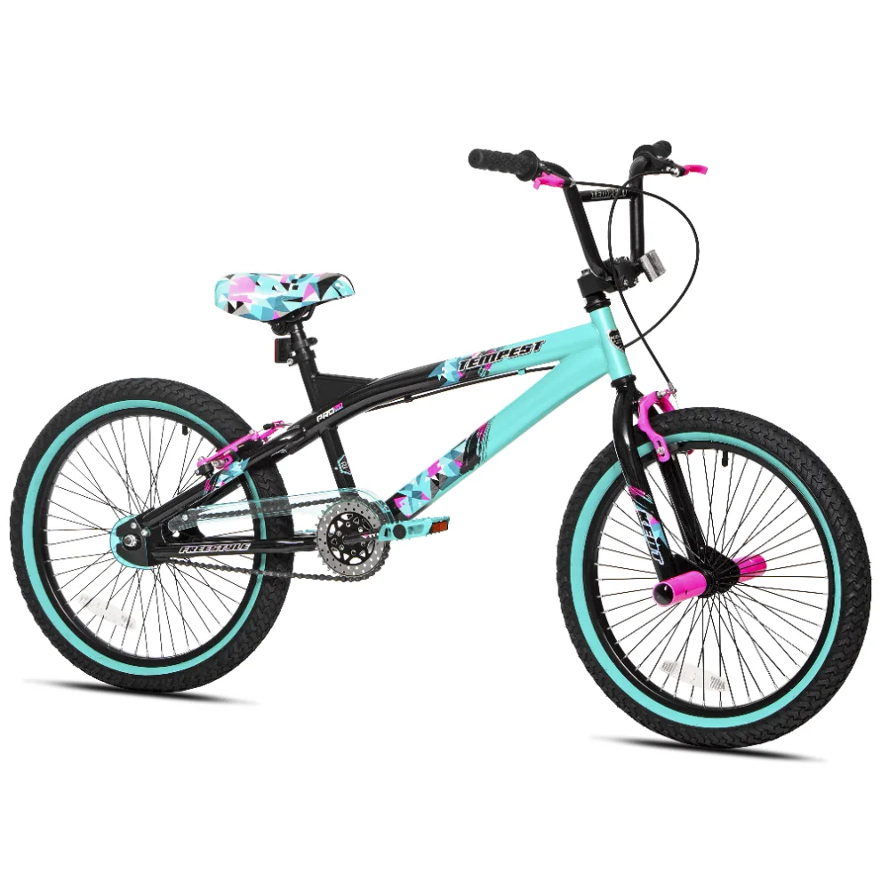 

20" Girl's Tempest Bicycles, Black/Aqua Road Bike